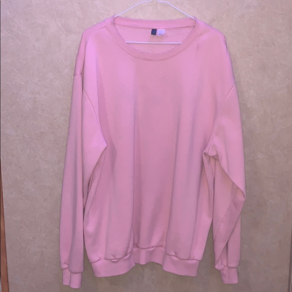 Light pink crew neck